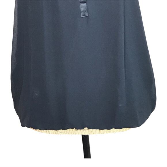 Clione Size Small Bubble Hem Sleeveless Top  Sheer Vintage Made in Korea - Picture 11 of 16